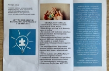 Zdlecie otwartej ulotki z informacjami czym jest autyzm.