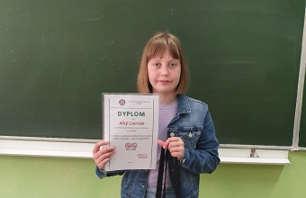Alicja Czerniak- nagroda za udział w konkursie