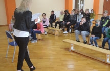 Zaczytana przerwa- uczniom czyta Kierownik CUW