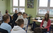 uczniowie klasy VII B