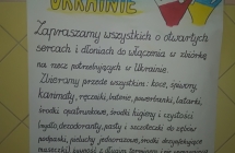 plakat Pomagamy Ukrainie