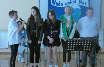 Wystep uczniow z okazji Dnia Wody