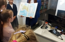 klasa IIb w bibliotece 1