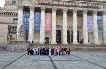 9.Palac Kultury i Nauki uczniowie klasy 5a i 5b, wycieczka Warszawa