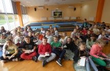 Klasa III na przerwie