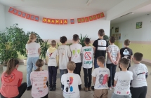 12.Uczniowie podczas Swiatowego Dnia rzucania Palenia