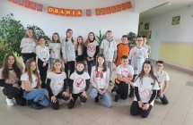 13.Uczniowie podczas Swiatowego Dnia rzucania Palenia