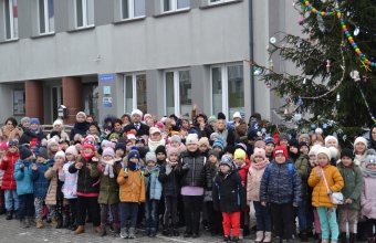 wspolne zdjecie pod choinka