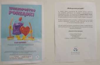 Ulotka o akcji Wielkopostne porzadki