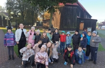 Wyjscie pod pomnik Jana Pawla II - klasa 3a