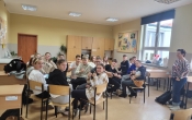 1. Uczniowie podczas warsztatow. Profilaktyka agresji. Rozwiazywanie konfliktow.
