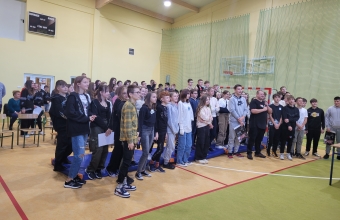 9.Uczniowie sp Malanow, Milaczew, Dziadowice  podczas spotkania profilaktycznego Nie zmarnuj swojego zycia.
