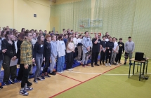 6.Uczniowie sp Malanow, Milaczew, Dziadowice  podczas spotkania profilaktycznego Nie zmarnuj swojego zycia.