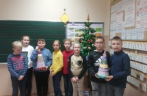 Ozdoby na choinke - rezultyty pracy zespolowej (1)
