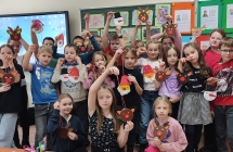Ekologiczna choinka prace uczniow kl. 3 B