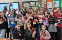 Ekologiczna choinka prace uczniow kl. 3B