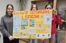 13.11.Uczniowie poddczas Tygodnia Profilaktyki i Promocji Zdrowia Psychicznego- plakaty, Jak dbac o zdrowie fizyczne i psychiczne