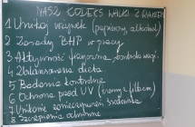 Lekcja z okazji swiatowego dnia walki z rakiem