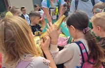 Uczennica na osilku torunskim