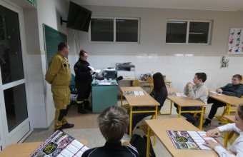 Ogloszenie wynikow przez druhow strazakow